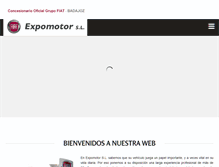Tablet Screenshot of expomotorsl.com